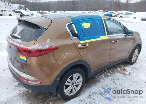 2017 Kia Sportage Lx из США, поврежденный, VIN KNDPM3AC7H7041922